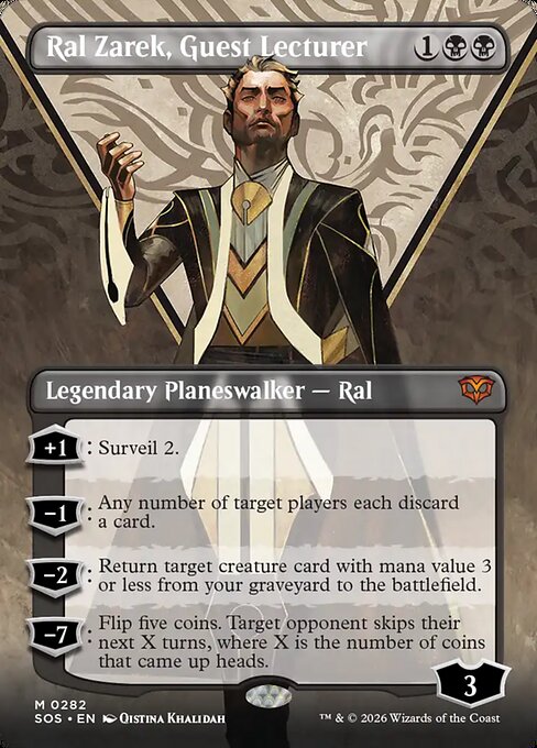 Ral Zarek, Guest Lecturer — SOS #282 — Non-Foil