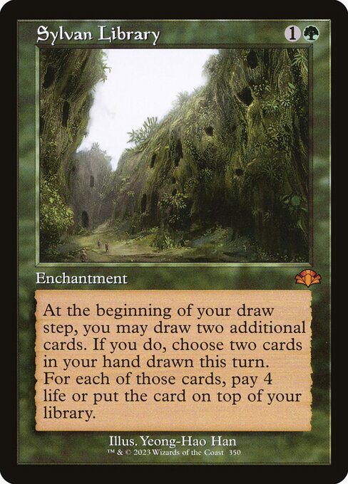 Sylvan Library — DMR #350 — Foil