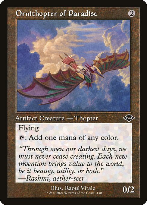 Ornithopter of Paradise — MH2 #430 — Foil Etched