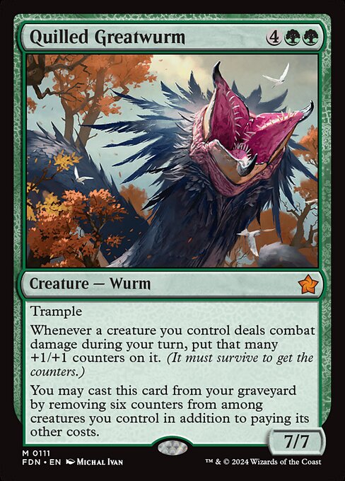 Quilled Greatwurm — FDN #111 — Normal