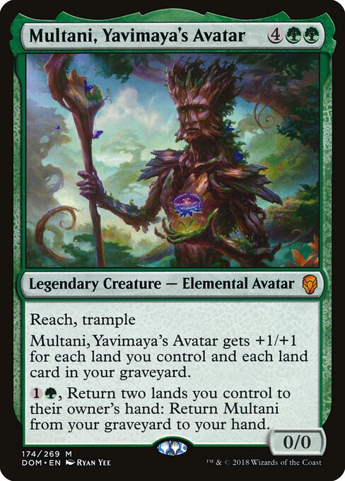Multani, Yavimaya's Avatar — DOM #174 — Foil