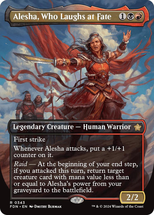 Alesha, Who Laughs at Fate (Borderless)