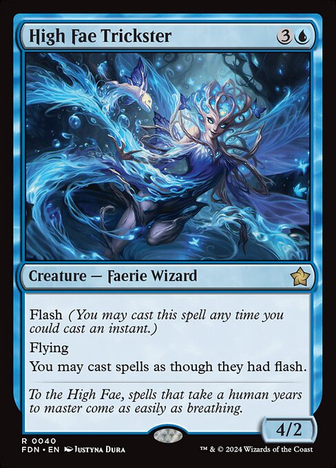 High Fae Trickster — FDN #40 — Normal