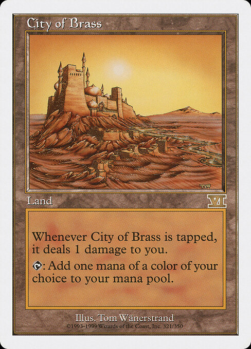 City of Brass — 6ED #321 — Normal
