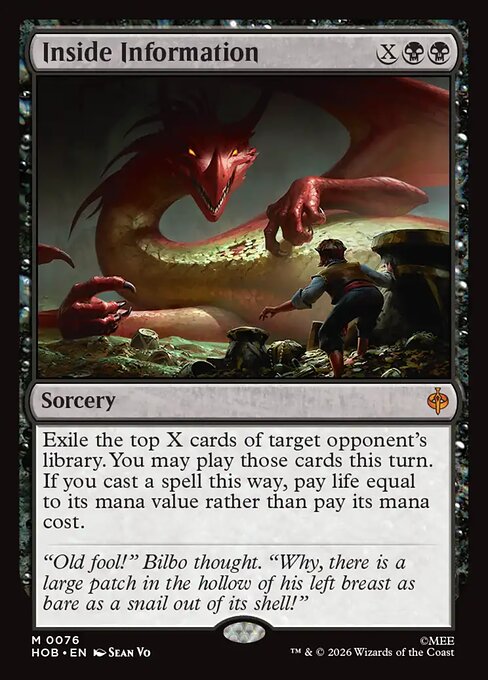 Inside Information — HOB #76 — Non-Foil