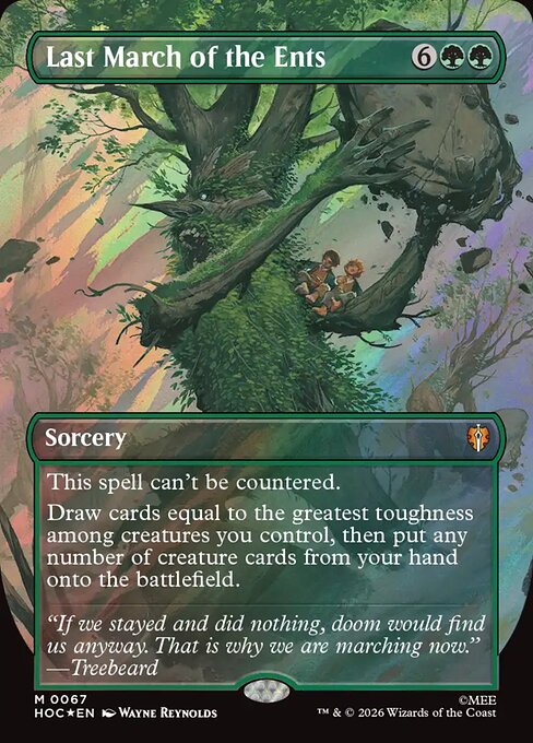 Last March of the Ents — HOC #67 — Surge Foil