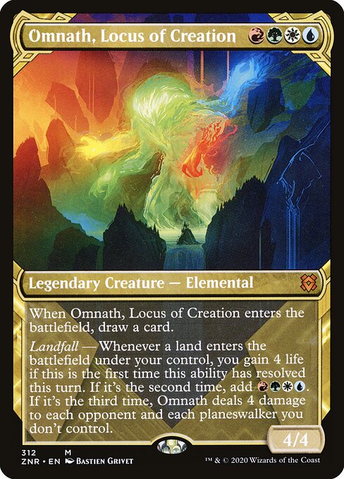 Omnath, Locus of Creation — ZNR #312 — Non-Foil