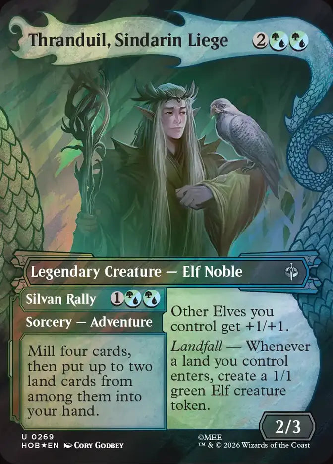 Thranduil, Sindarin Liege — HOB #269 — Near Mint — Surge Foil