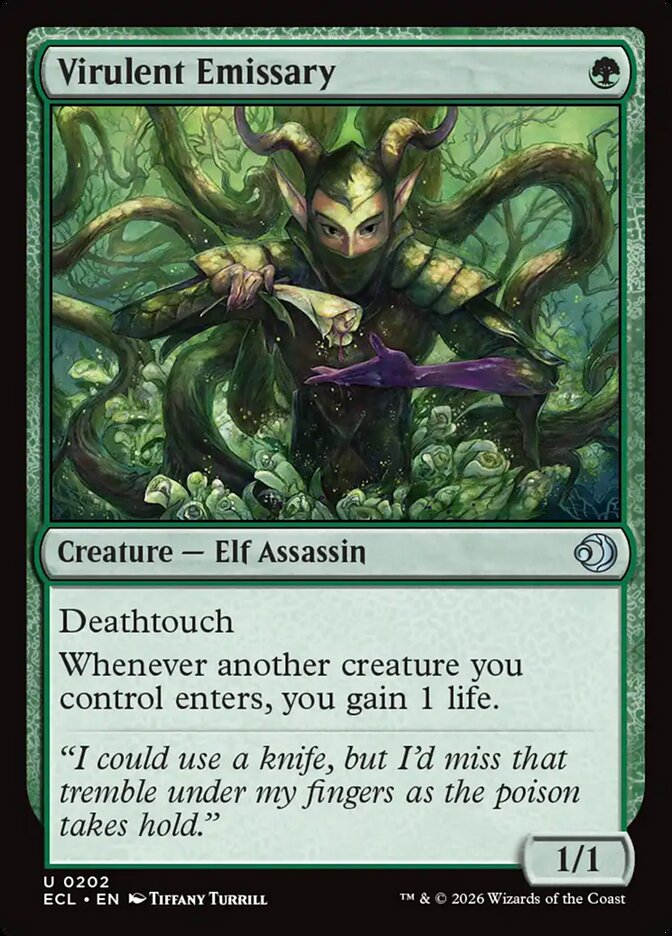 Virulent Emissary — ECL #202 — Near Mint — Foil