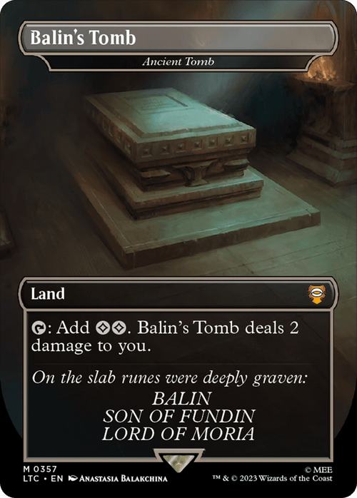 Balin's Tomb — LTC #357 — Foil