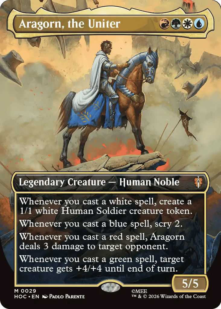 Aragorn, the Uniter — HOC #29 — Foil