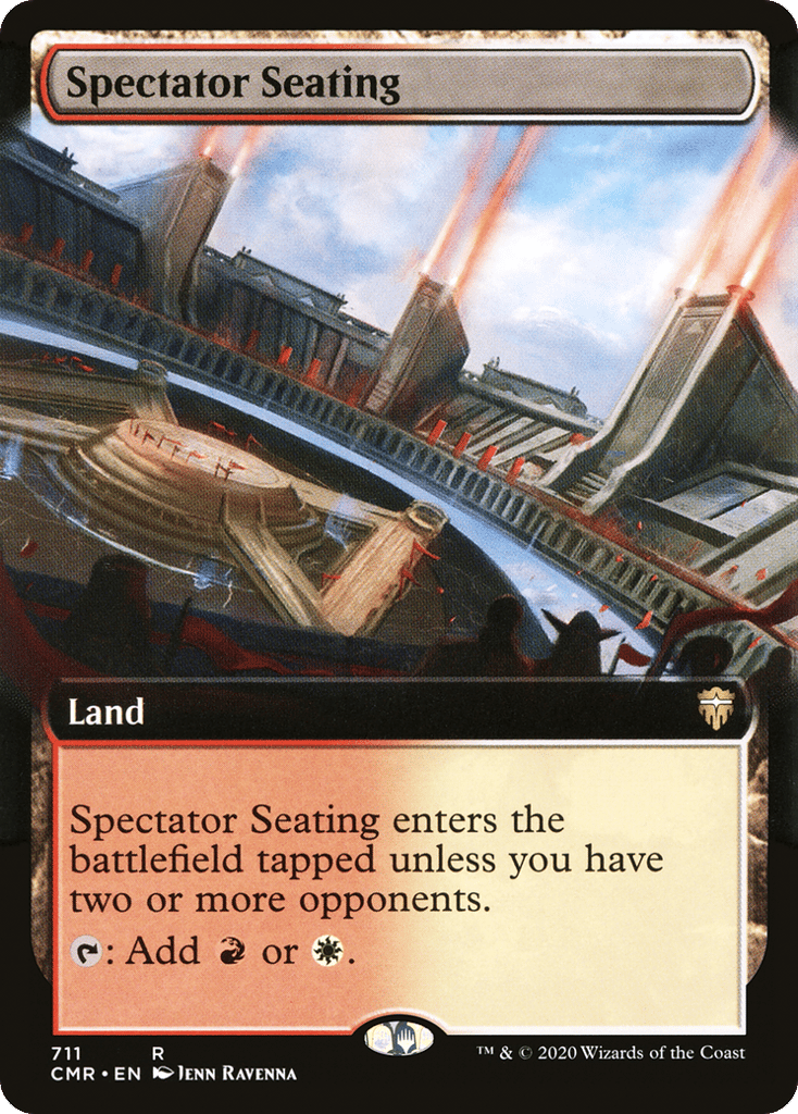 Spectator Seating — CMR #711 — Extended Art — Near Mint — Non-Foil