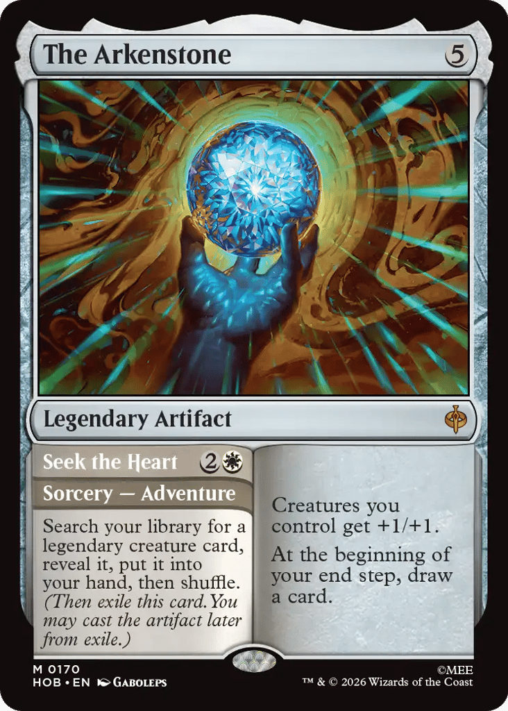 The Arkenstone // Seek the Heart — HOB #170 — Near Mint — Non-Foil