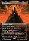 Mount Doom — HOC #50 — Borderless Classic Artist — Near Mint — Non-Foil
