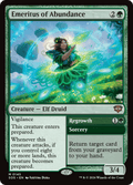 Emeritus of Abundance // Regrowth — SOS #145 — Near Mint — Non-Foil