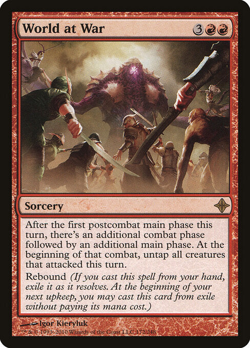 World at War — ROE #172 — Foil