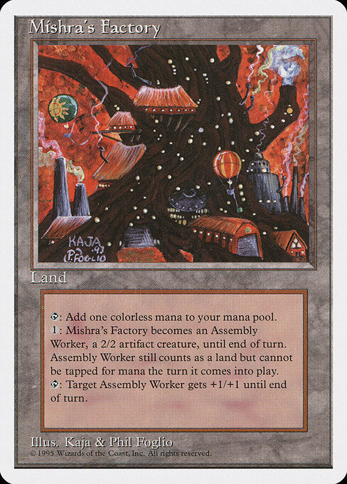 Mishra's Factory — 4ED #361 — Normal