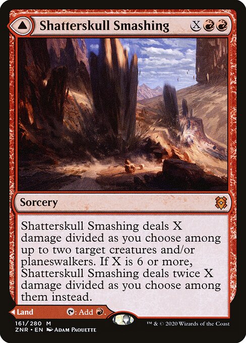 Shatterskull Smashing // Shatterskull, the Hammer Pass — ZNR #161 — Non-Foil