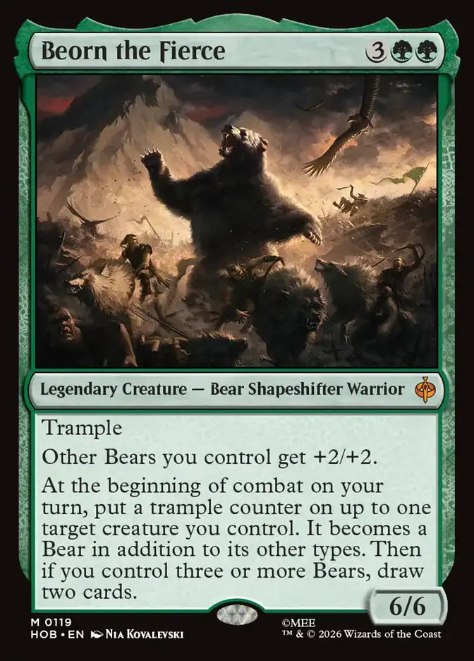 Beorn the Fierce — HOB #119 — Foil